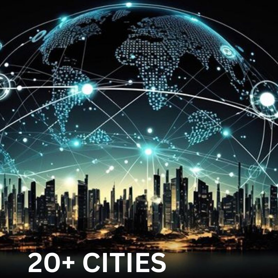 20+ Cities